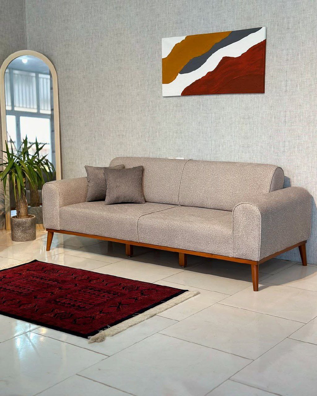 مبل مدل منیمال با تک لاوین ۸ نفره